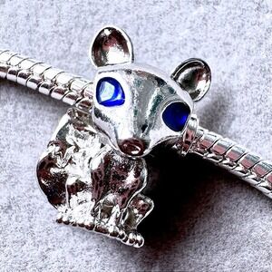 Blue Eye Fox Charm fits PANDORA